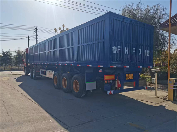 側翻自卸半掛車